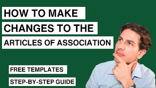 How To Alter Articles of Association  BeginnersTutorial UK [upl. by Farly]