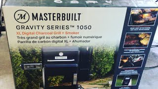 New  Masterbuilt Gravity Series 1050 Charcoal Grill  Assembly And Overview Awesome [upl. by Delahk246]