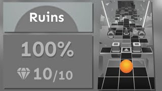 Rolling Fanmade  Level 10 Ruins Perfect Gameplay [upl. by Eibrik]