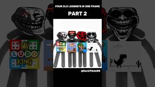 FOUR OLD LEGENDS IN ONE FRAME PART2 ludo Mario Minimilitia nointernetgame shorts [upl. by Asirem]