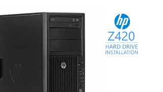 HP Z420 Hard Drive Install Guide [upl. by Gunzburg801]