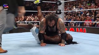 wwe Monday night raw review 81224 big bruson reed destroyes R truth RKO out of nowhere [upl. by Enrobyalc]