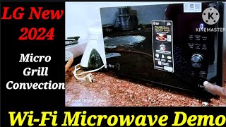 How To use LG Charcoal Microwave DemoLG New model microwave ka Demo All Mode [upl. by Mullac]