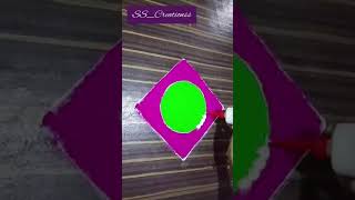 Latest Rangoli Designs  Rangoli for beginners shorts rangoli rangolishorts rangolivideo [upl. by Anitsrihc923]