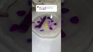 Resin Coaster 💜 diycrafts resincoaster resincrafts resinart diy epoxy epoxyresin resin [upl. by Anolahs773]