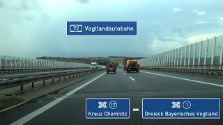 🇩🇪 A72 AK Chemnitz  AD Bayerisches Vogtland 35x [upl. by Lexie]