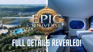 Universal Orlando Resort Reveal OPENING DATES For NEW Epic Universe Hotels [upl. by Harve]