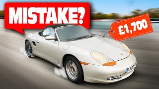 I BOUGHT A CHEAP PORSCHE BOXSTER FOR JUST £1700 [upl. by Pournaras]