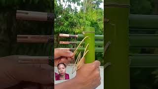 BamBoo bamboogun satisfying bow bowandarrow toys bamboo [upl. by Austreng]