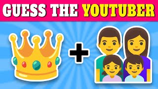 Can You Guess The YouTuber By Emoji  Emoji Quiz 2024 [upl. by Yelsnya229]