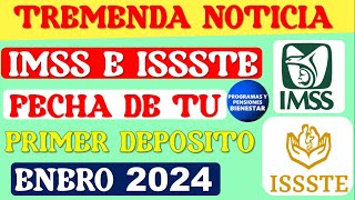 📅💸BUENAS NOTICIAS🤑Conoce el calendario de pagos para todo el año a pensionados IMSS e ISSTE 2024 [upl. by Arimaj734]