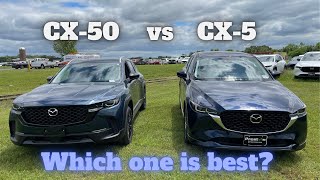 2024 MAZDA CX5 VS MAZDA CX50 SELECT TRIMS [upl. by Wanyen358]