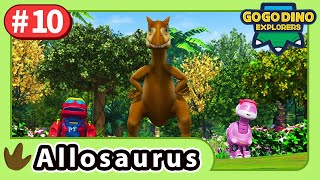 GOGODINO EXPLORERS  EP10 Allosaurus with Powerful Voice  Dinosaur  Kids  Cartoon  Season 4 [upl. by Einapets]