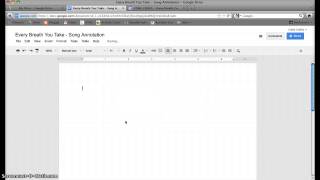 Song Annotation using Google Drive [upl. by Norean209]