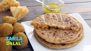 પૂરણ પોળી Puran Poli Sweet Puran Poli Recipe in Gujarati by Tarla Dalal [upl. by Sauer]