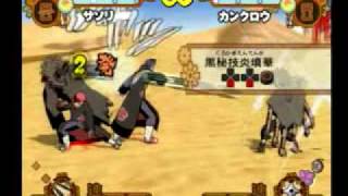 Narutimate Accel 2 TF Sasori vs TS Kankuro [upl. by Janith]