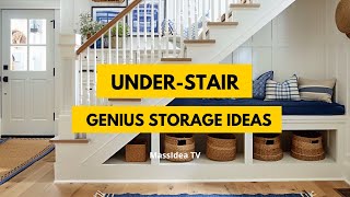 30 Genius UnderStair Storage Ideas to Maximize Your Space [upl. by Nairde]