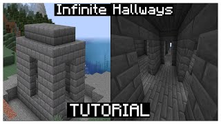 How To Make Infinite Hallways l Immersive Portals Mod [upl. by Aneehsak]