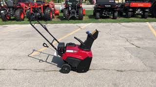 Toro Power Clear 721 RC Commercial 21quot Single Stage Snowblower 38754 Walkaround [upl. by Mcgregor796]