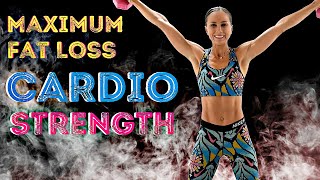 50Minute Cardio and Weight Training for Maximum Fat Loss [upl. by Cleopatre]