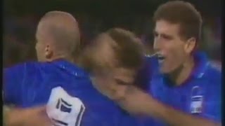 14 ottobre 1992  ItaliaSvizzera 22 Qualificazioni Mondiali  Almanacchi Azzurri [upl. by Bauske]