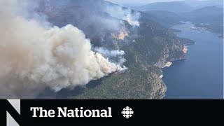 Parks and trails closed in Kamloops BC as heat fuels wildfires [upl. by Becht844]