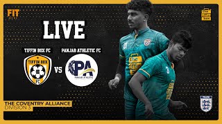 Tiffin Box FC vs Punjab Athletic FC  The Coventry Alliance  LIVE [upl. by Avad869]