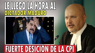 La CPI se cansó de MADURO Y DIOSDADO los enfrento y dijo a USTEDES se les acabo el TIEMPO [upl. by Anuhsal]