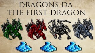 Tibia  Fazendo grana na The First Dragon Evento Anual [upl. by Mart71]