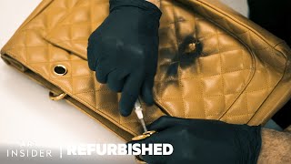 How A 3000 Chanel Bag Is Professionally Restored  Refurbished [upl. by Sylvia]