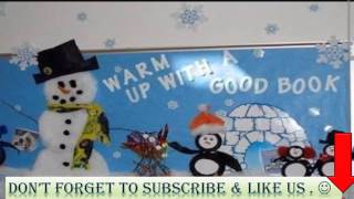 25 best winter themes to decorate soft board for montessori [upl. by Risley944]