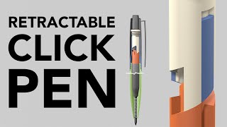 How a Retractable Ballpoint Pen Works [upl. by Shwalb]