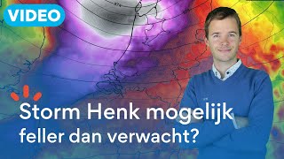 Storm Henk feller dan verwacht Mogelijk stingjet op komst [upl. by Lowell3]