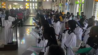 Veni Creator Spiritus St Thomas Aquinas Choir Bujumbura Leading Maestro Chibalonza Simon [upl. by Benjamen]