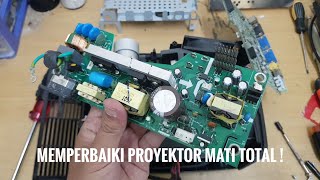 Memperbaiki proyektor InFocus tibatiba mati total [upl. by Oregolac]