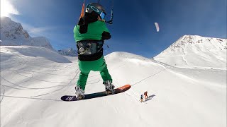 SnowKite GoPro MAX 14December2020 [upl. by Aikemahs840]