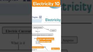 Electricity class 10th video is out go and watchFull chapter in one lecture withdetailedexplanation [upl. by Orin655]