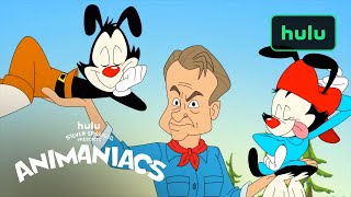 Animaniacs Jurassic Park Clip  A Hulu Original [upl. by Boswell305]