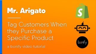 Shopify Automatically Tag Customers After Purchasing a Specific Product [upl. by Ricker859]