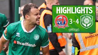 Highlights  AFC Fylde 34 Yeovil Town [upl. by Osnohpla]