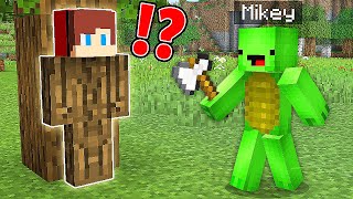 How JJ in Tree Form PRANKED Mikey in Minecraft    Maizen [upl. by Etram]