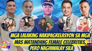 Mga Lalaking Nakipagrelasyon sa Mga Mas Matandang Female Celebrities pero naghiwalay sila [upl. by Llehctim842]