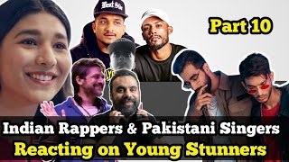 Indian Rappers amp Pakistani Singers Reacting on Young Stunners  Talha Anjum  Talhah Yunus [upl. by Radbun]