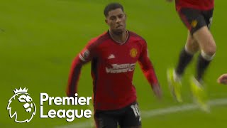 Marcus Rashfords belter stuns Man City to give Man United lead  Premier League  NBC Sports [upl. by Guild]