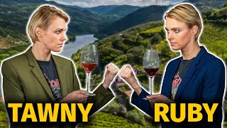 TAWNY vs RUBY Port Wines Comparing amp Tasting DOURO Valley Iconic Styles [upl. by Ennovahs416]