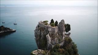 Castelvecchio e Castello di Duino da drone mavic pro 2017 [upl. by Anelam851]