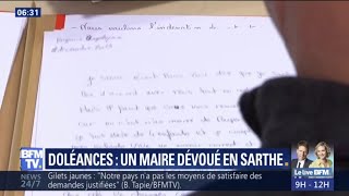 Un maire en Sarthe sapprête à déposer les 1 600 doléances recueillis dans le département [upl. by Salkcin]