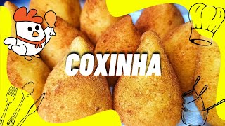 A MELHOR RECEITA DE COXINHA CROCANTE POR FORA E CREMOSA POR DENTRO [upl. by Kelcy730]