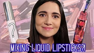 Mixing All My Liquid Lipsticks Together [upl. by Araic]