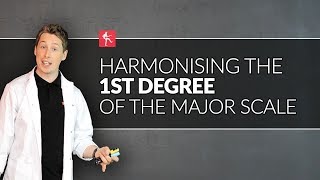 Harmonising The 1st Degree Of The Major Scale  Guitar Theory Lesson [upl. by Atiran]